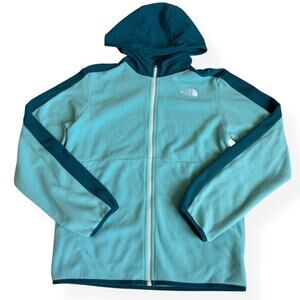 The North Face Glacier Lightweight Full Zip Hoodie Jacket Youth Large 14/16